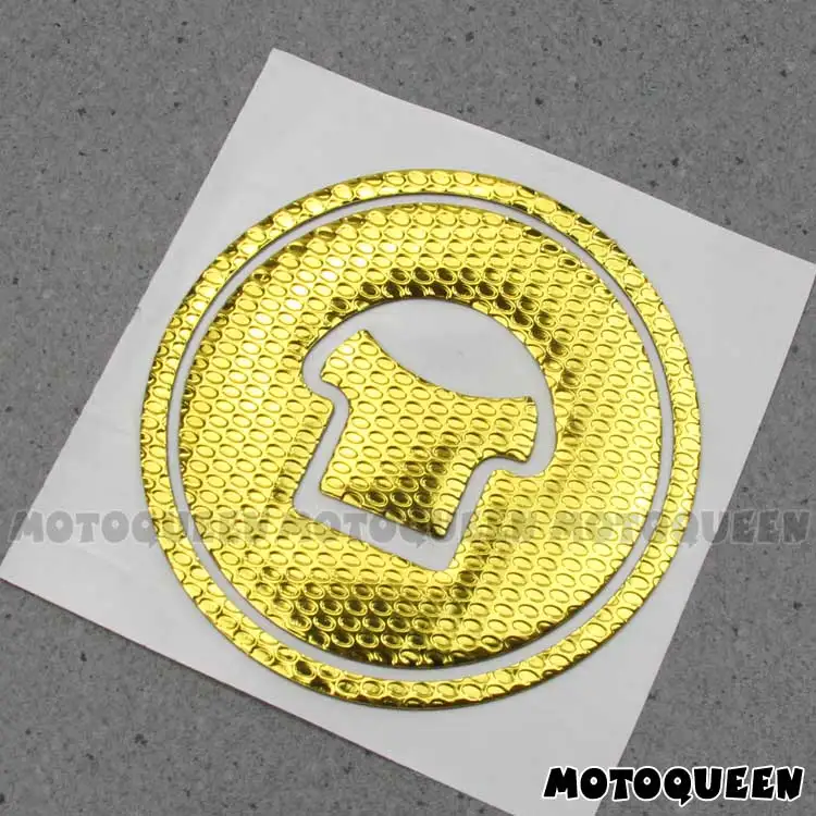 Golden Крышка мотоцикла топливный бак Кепки Защитная крышка Pad наклеивающиеся Переводные картинки для детей HONDA MSX125 CBF150 CBR150 CBR250R CBR300R CBR500R CB500F CB500X - Цвет: Golden