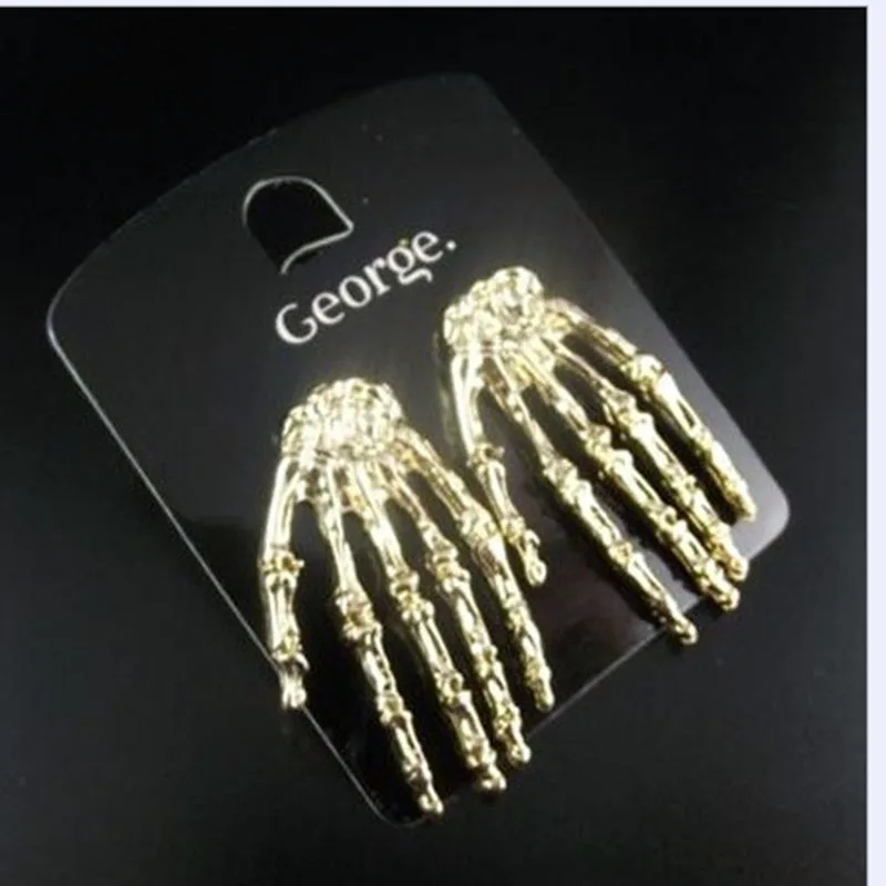 2018 Europe and the United States foreign trade original single jewelry personality Gothic punk style ghost ear earrings | Украшения и