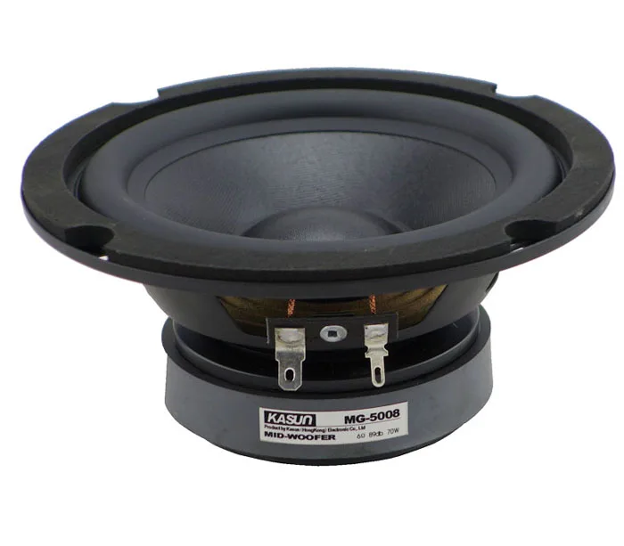 Kasun MG5008 5 дюймов mid bass HiFi динамик 6 Ом 70 Вт 2 шт./лот