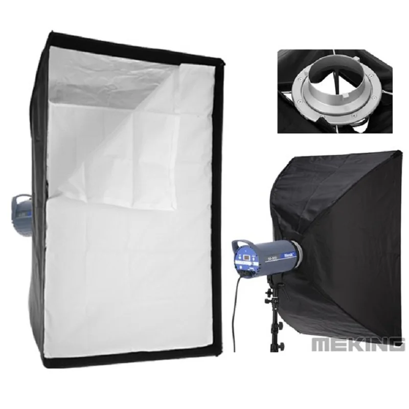 Софтбокс Meking для студийной фотосъемки 80 см x 120 см/31 4 дюйма 47 2 с креплением Bowens