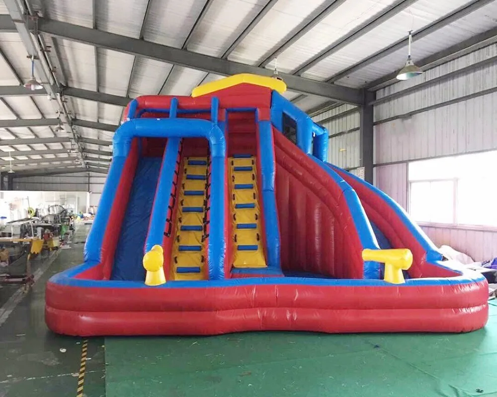 Надувная горка из ПВХ на заказ надувная водная для бассейна продажу|slide for kids|custom