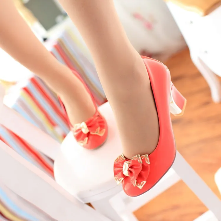 Свадебные туфли; обувь на высоком каблуке; женские туфли-лодочки; chaussure femme Talon zapatos mujer Tacones sapatos femininos; большие размеры; 3-2