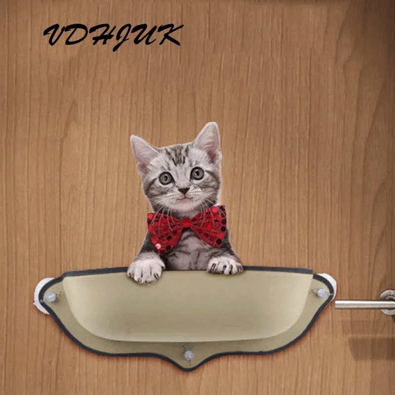 Новая Съемная кошачья оконная пещера установленная на окно кровать лежак