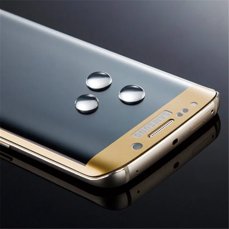 RONICAN S6 edge полное изогнутое 3D закаленное стекло Защита для экрана Защитная пленка