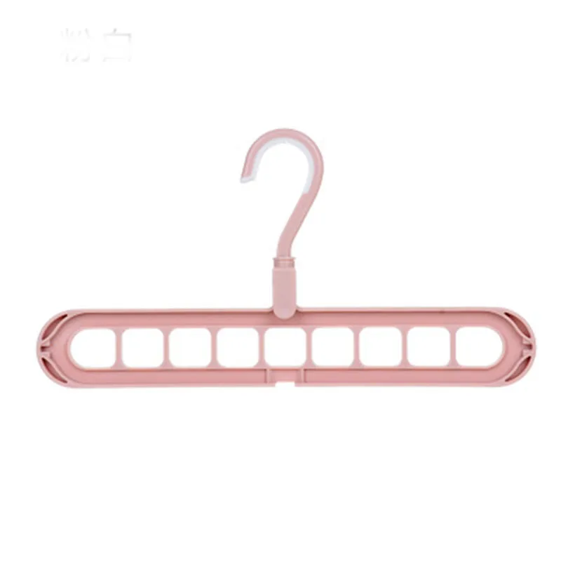 Light Pink Многофункциональный сушильный крючок для склада шкаф открытый балкон креативная вешалка для одежды Вешалки для шарфа домашние стеллажи для хранения - Color: Light Pink