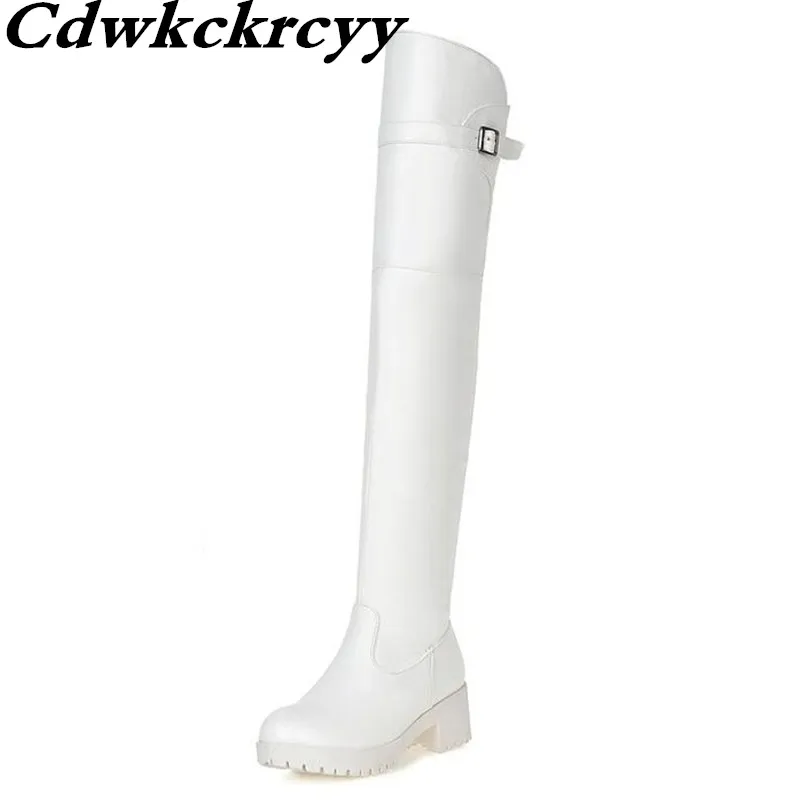 

Promotional products winter New pattern Over the knee Chivalry boots Waterproof Lean leg Leisure time High cylinder Women Boots