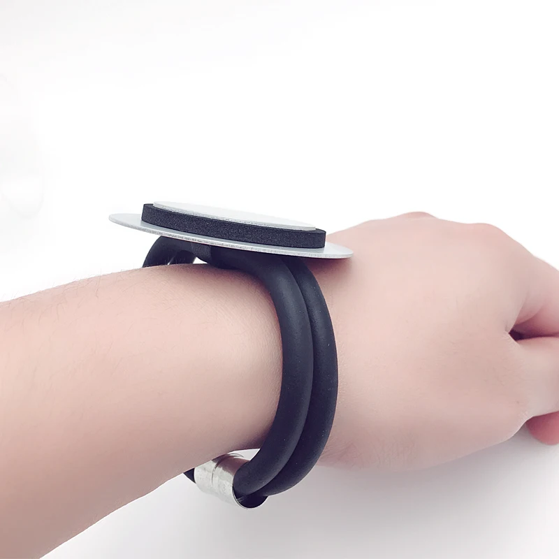 Новый дизайн мода старинный браслет круглый алюминиевый сплав панк дамы