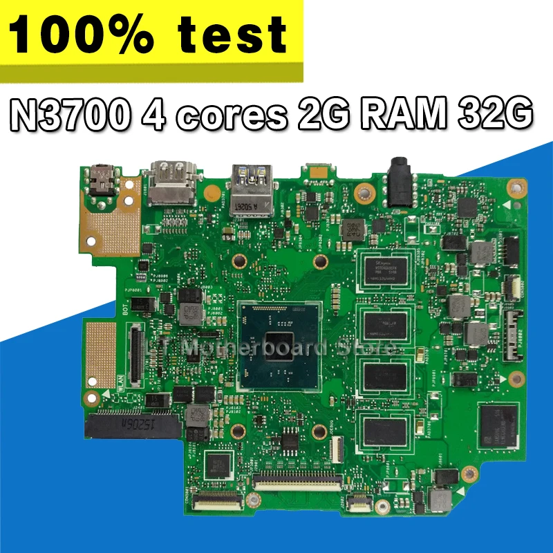 E403SA материнская плата для For Asus E403S работает 100% тест Оригинал N3700 4 ядра 2G RAM 32G SSD |