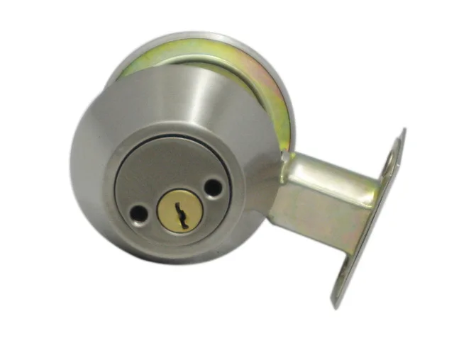 

Door Hardware Iron Material Finished Nickel Brush Deadbolt Invisible Locks D102