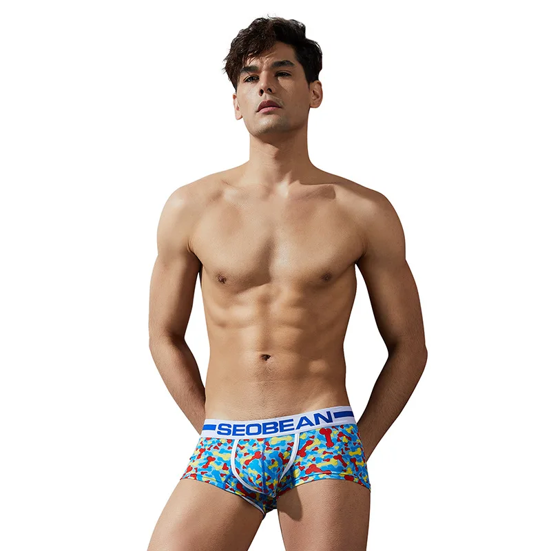 Underwear Men Sexy Boxer Ropa Interior Hombre Cueca Masculina Calzoncillo Boxershorts Men Calecon Homme Boxer penis Pouch