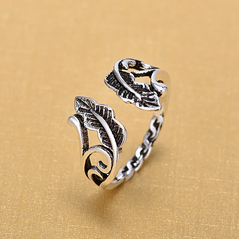 

New Arrivals Retro Silver Color Open Rings for Women Ring Fashion Jewelry