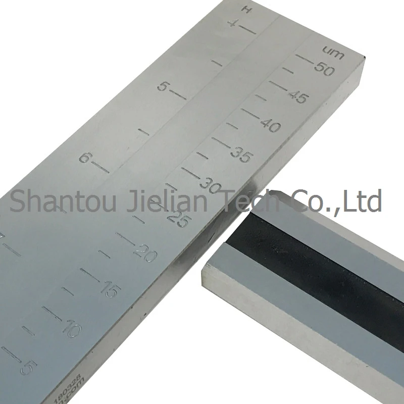 0-50um Stainless Steel PUSHEN Single Groove Fineness of Grind Gauge Hegman For Coating | Инструменты