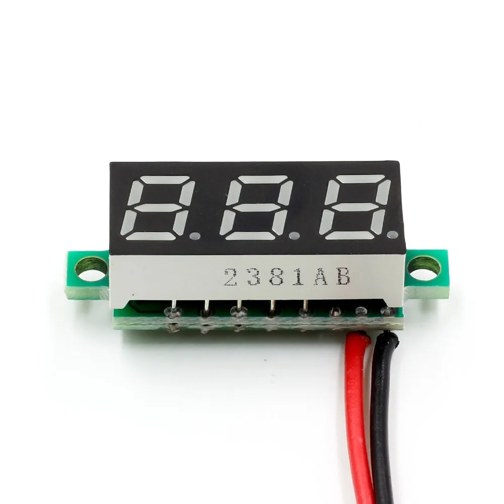 0 28 дюймов 2 5 V 30V Мини цифровой вольтметр Напряжение метр тестер LED Экран