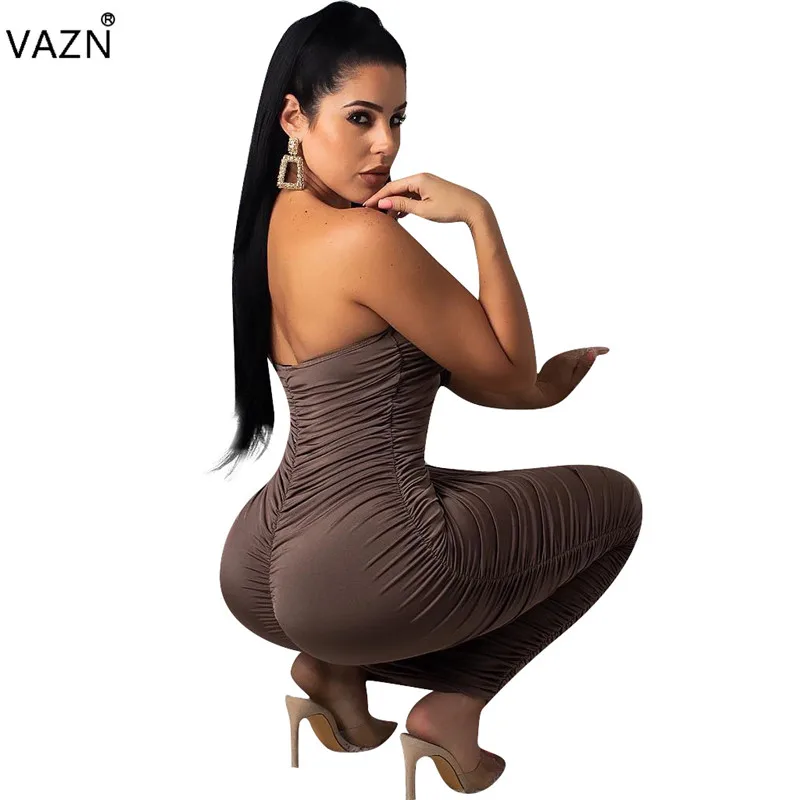 Женское платье без рукавов VAZN популярное летнее футляр бретелек макси Vestido