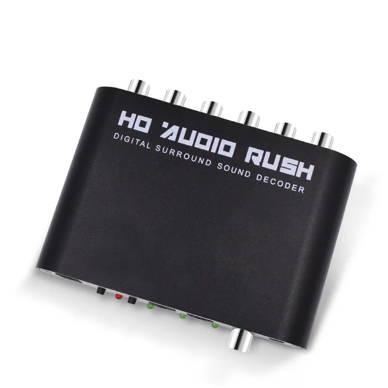 SPDIF коаксиальный к 5 1/2 1 каналу AC3/DTS аудио декодер передача объемного звука Rush для