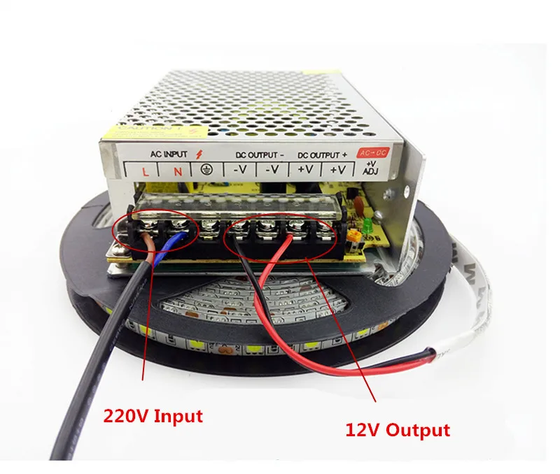 DC5V 4A 6A 10A 40A 60A светильник ing трансформаторы AC220V к DC5V светодиодный драйвер питания адаптер конвертер переключатель для светодиодные ленты светильник