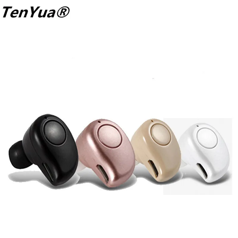 TenYua Мини Bluetooth беспроводные невидимые наушники с шумоподавлением спортивные