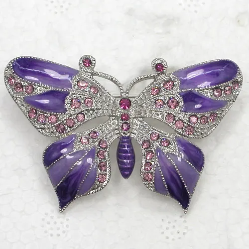 Эмалированная брошь бабочка C582 D 1 шт.|enamel pin brooch|brooch purplebutterfly brooch |