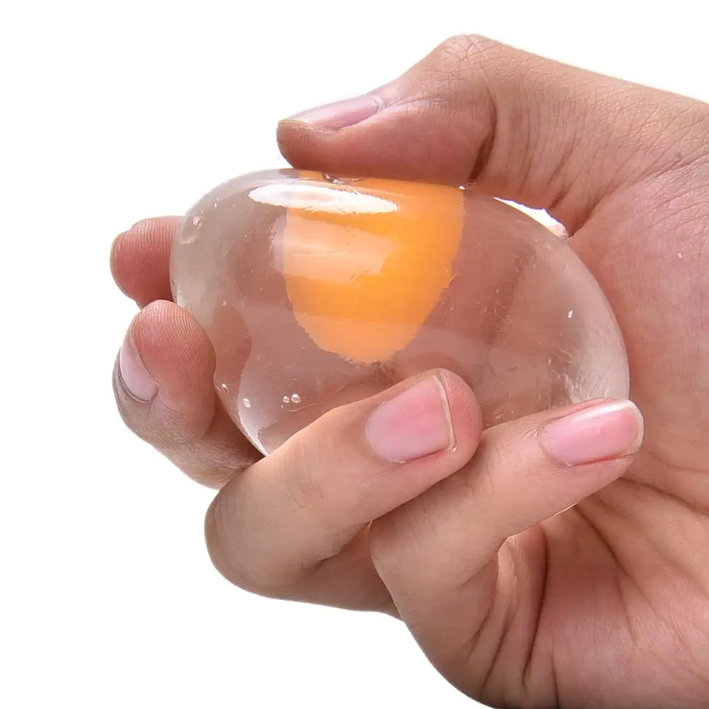 Новинка 1 шт. забавный вытягивающий шар в виде яйца сжимаемая игрушка для