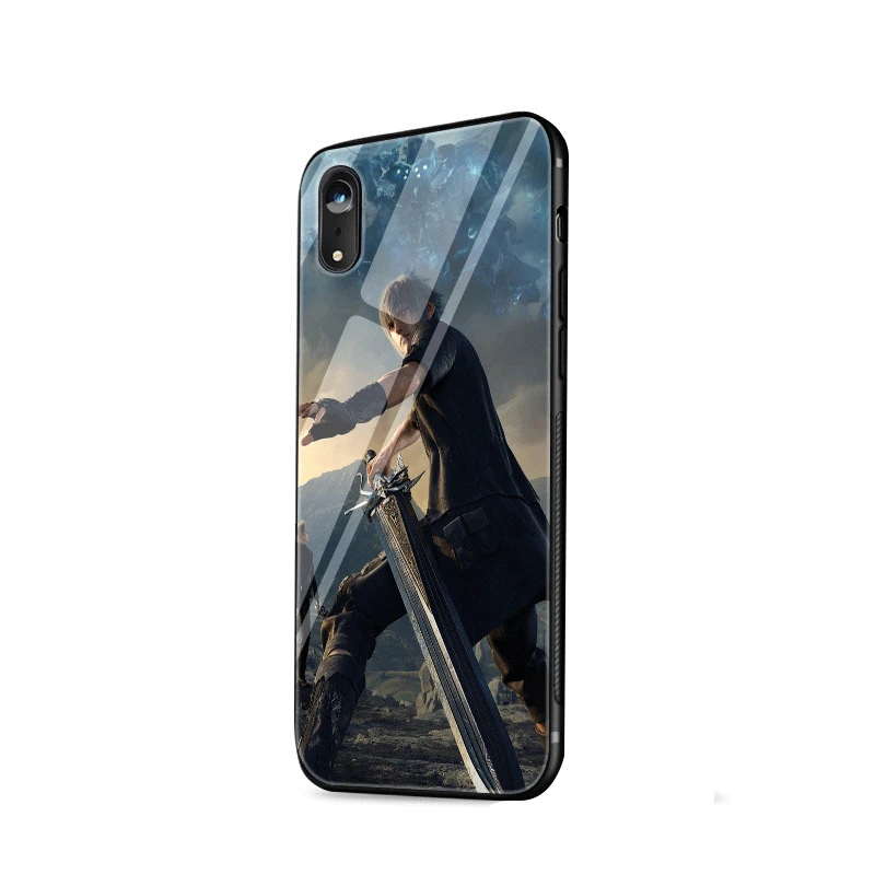 Final fantasy xv ffxv TPU чехол для iPhone 11 Pro XR X XS Max 5 5S 6 6s 7 8 Plus Защита Крышки |