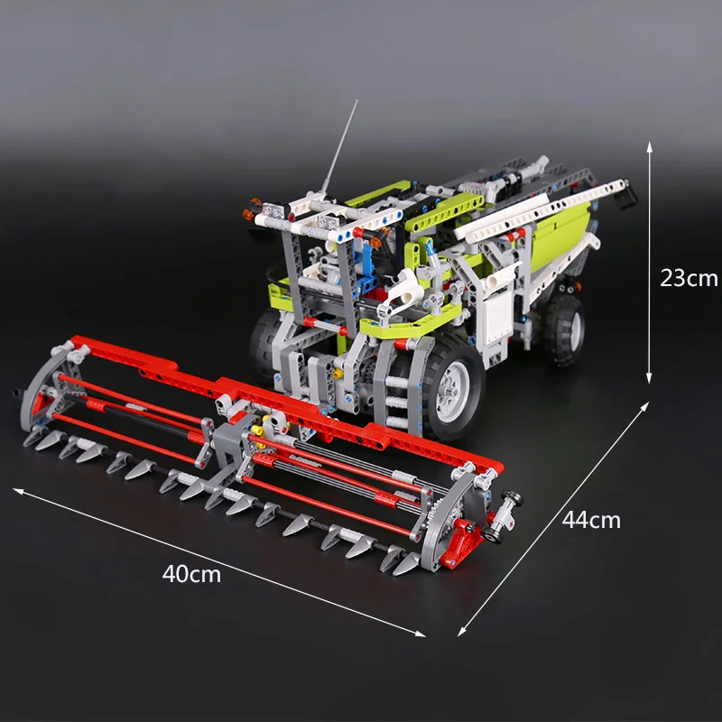 20041 Technic серия уборочный комбайн LegoINGlys 8274 Обучающие строительные блоки кирпичи