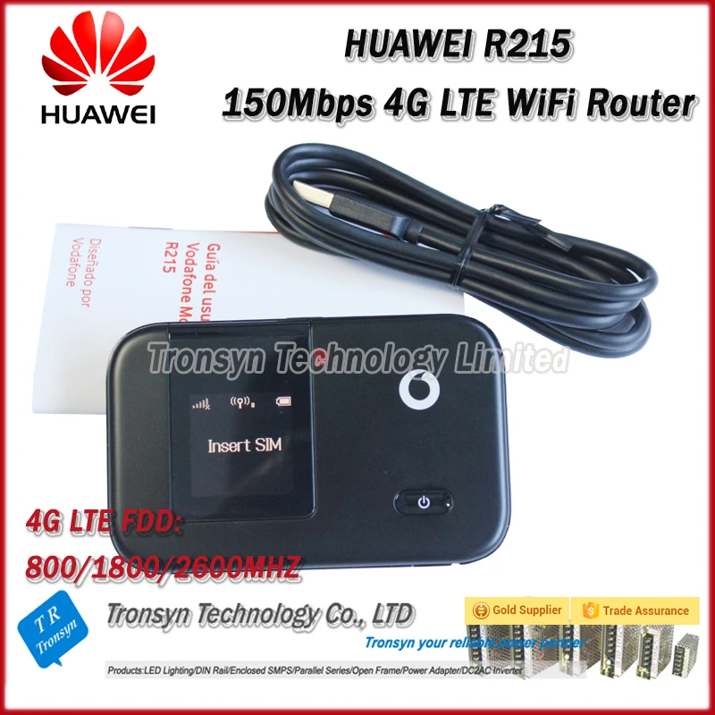 Новый Оригинальный разблокированный Wi-Fi роутер LTE FDD 150 Мбит/с Vodafone R215 4G с