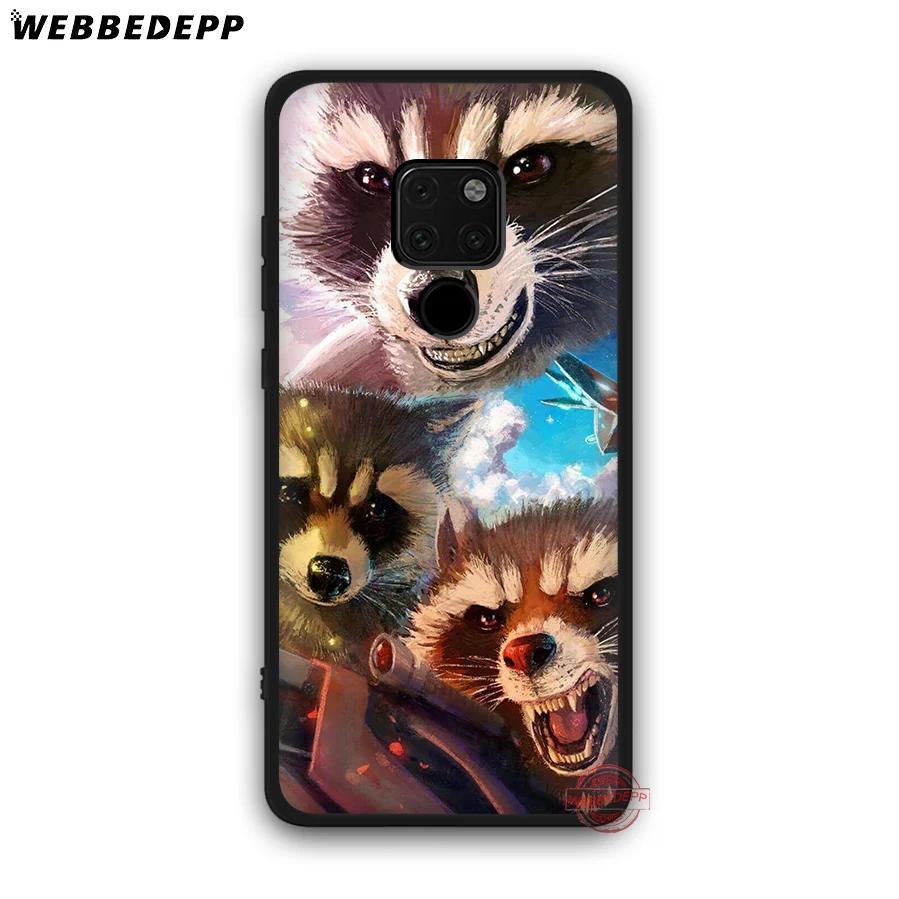Мягкий чехол WEBBEDEPP Guardian Rocket енот Грут для Huawei Mate 30 10 20 Pro Lite Nova 2i 3 3i 4 5i 2 | Мобильные