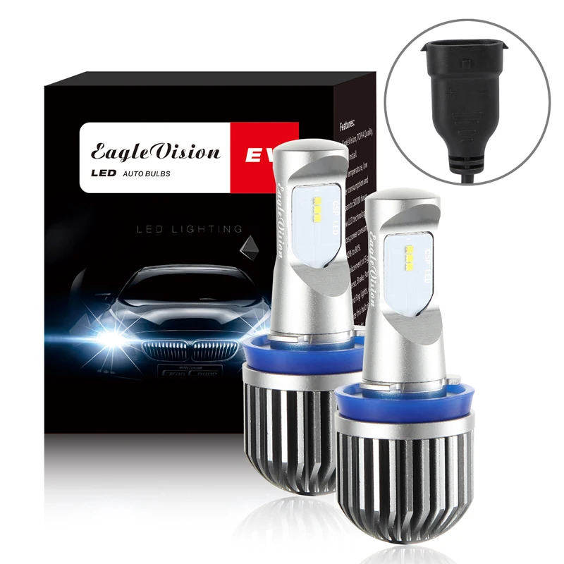 2x супер яркий HID ксеноновые лампы Авто головная лампа белая P13W CSP светодиодный 6000