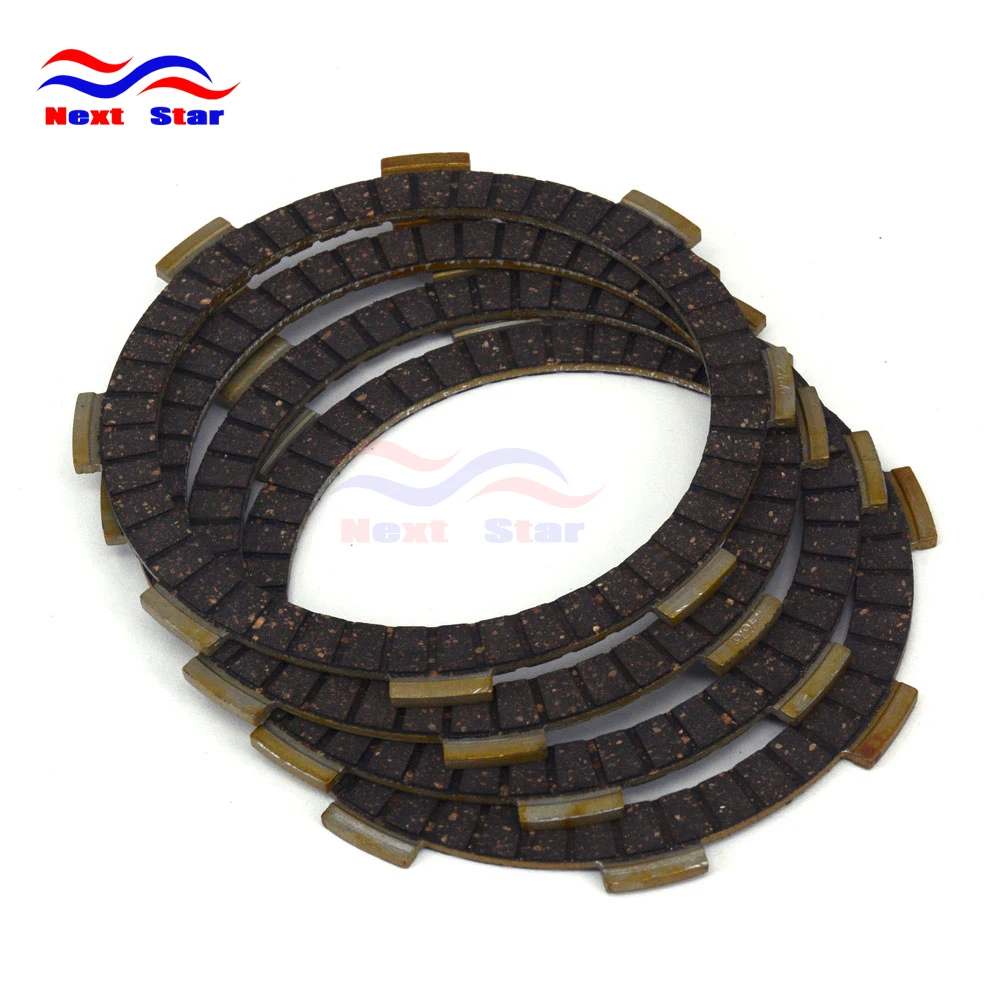 4 шт. детали двигателя мотоцикла фрикционные диски сцепления подходят для HONDA XR100R