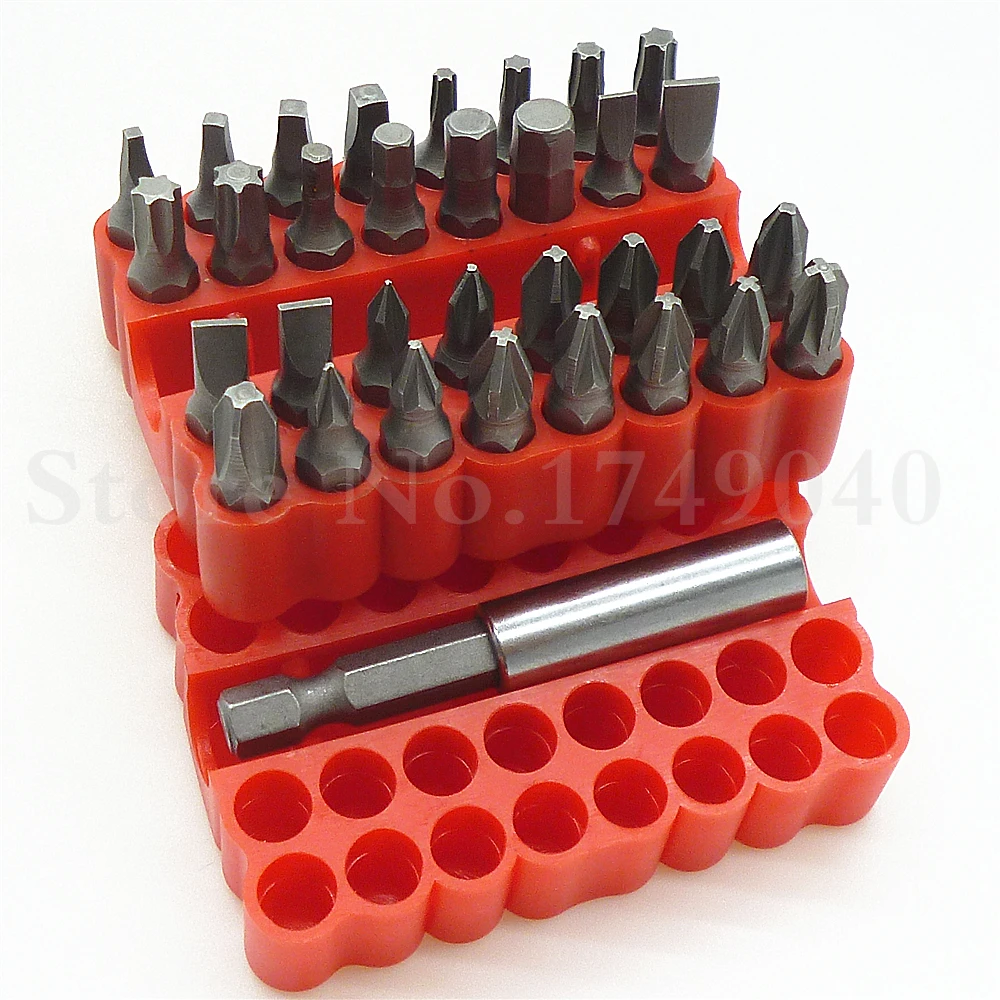 32 шт. безопасности Torq Torx Hex Звезда гаечный ключ три крыла подделок немного