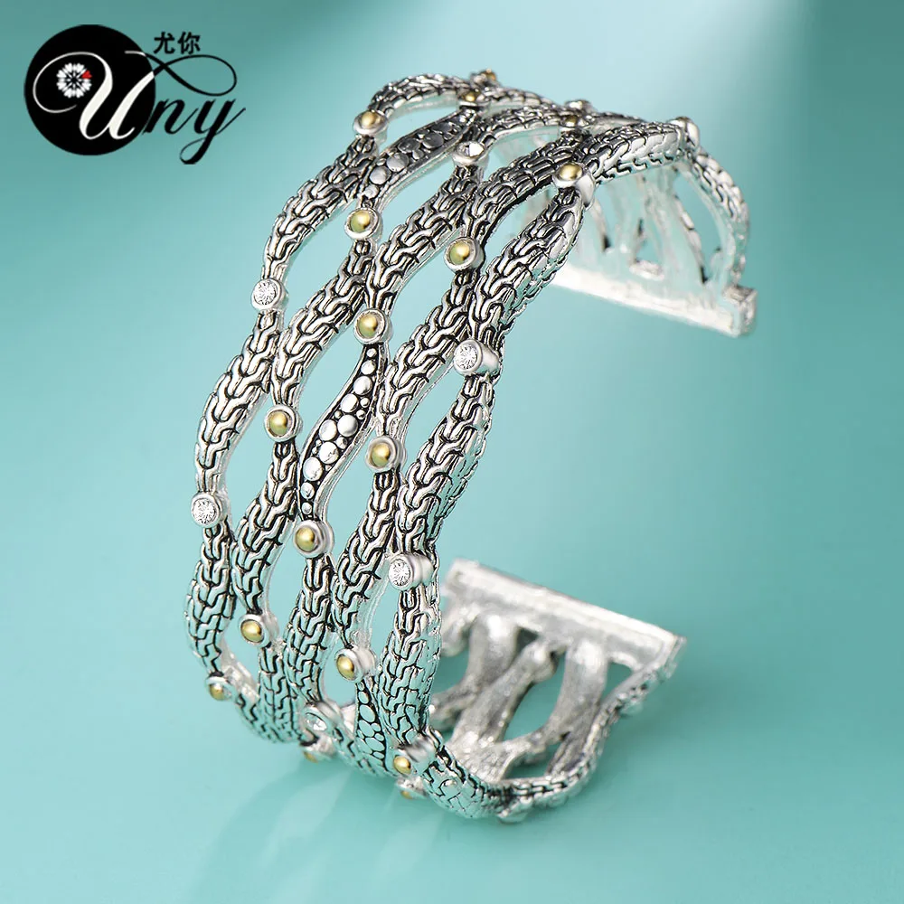 Uny браслет Винтаж лисий хвост цепочки узор модный бренд Hardy антикварные ювелирные