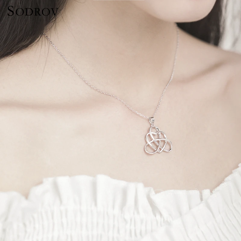 

Authentic 925 Sterling Silver Pendants Necklaces Charming/Elegant Hollow Heart Memorial Photo Fine joyas de plata 925 N023