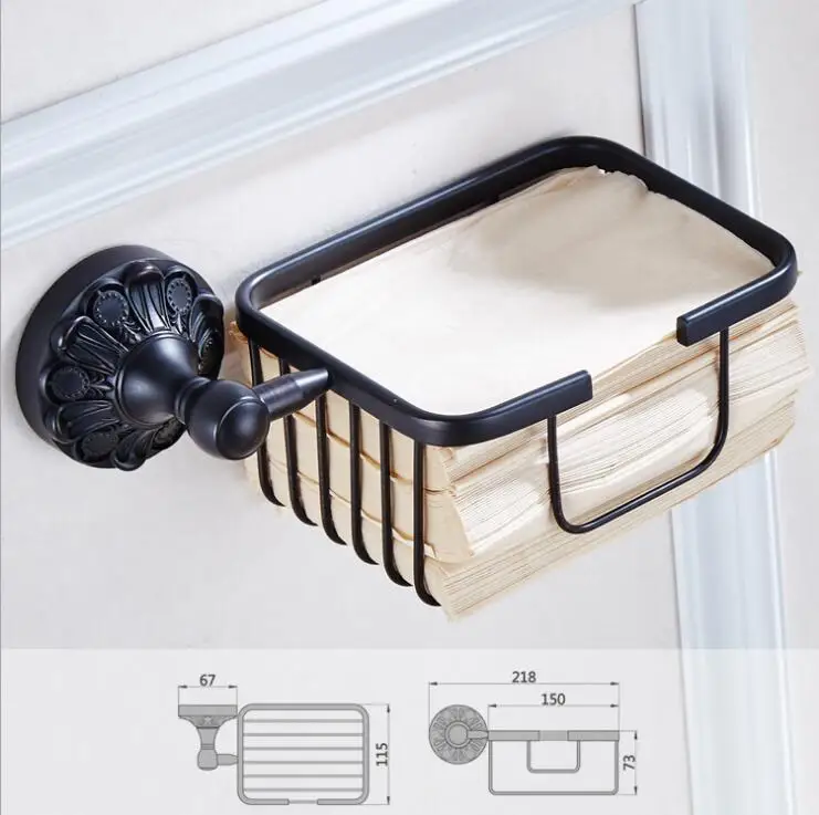 Настенные латунные аксессуары для ванной комнаты держатель туалетной бумаги