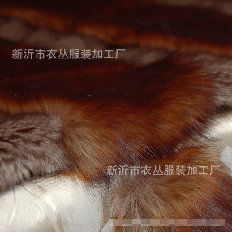 Имитация красного лисьего меха имитация животного диван одеяло для виллы