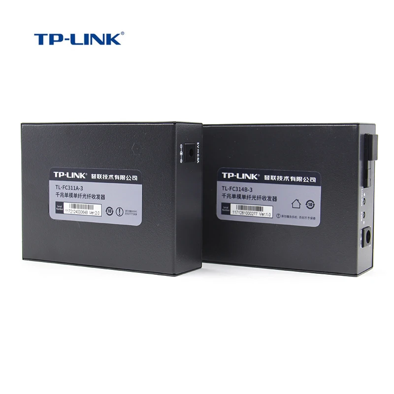 TP Link Гигабитный оптический волоконный медиа конвертер 4FE 1SC трансивер один SM 3 км