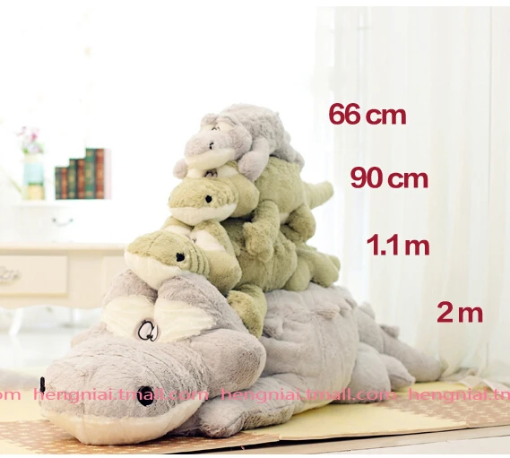 55cm Stuffed animals Big Size Simulation Crocodile kawaii Plush Toy Cushion Pillow Toys for kids free shipping | Игрушки и хобби