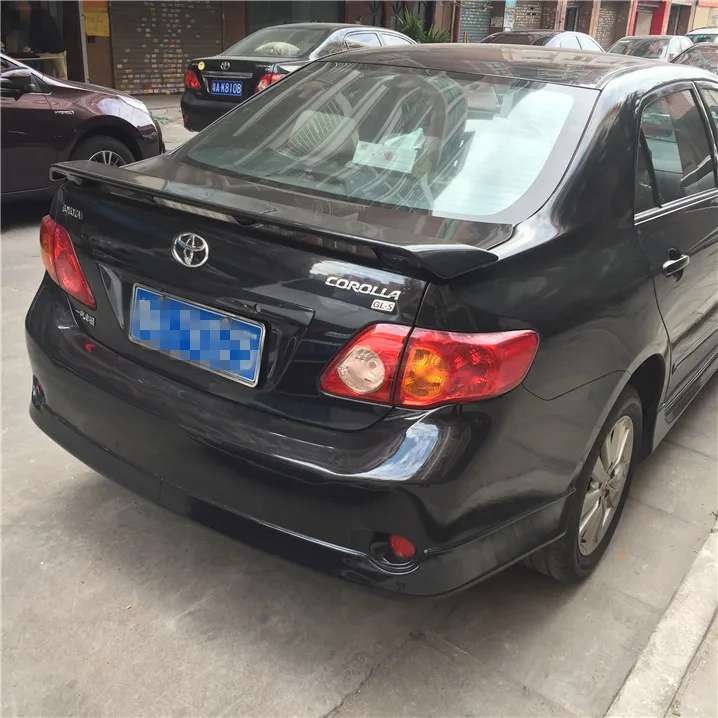 Для Toyota Corolla Спойлер ABS Материал заднее крыло праймер цвет задний спойлер для Toyota Corolla спойлер 2006-2013