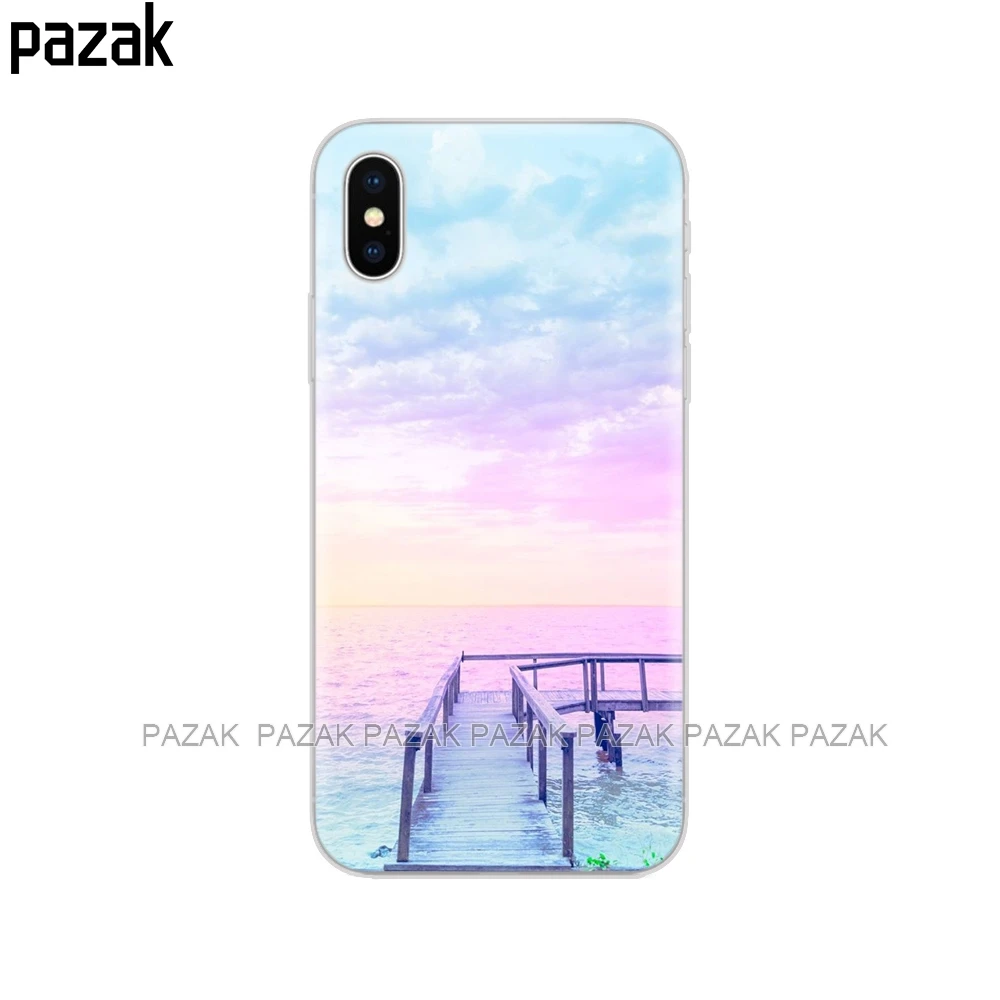 34386 Силиконовый чехол для телефона для iphone X XS XR чехол s для iphone xs max coque etui бампер задняя крышка Полный 360 Защитный Мягкий ТПУ - Цвет: 34386