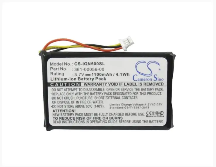 

Аккумулятор Cameron Sino 1100 мА · ч для GARMIN Nuvi 30, 50, 50 лм, 55 лм, 55 лм, 361-00056-00, GPS, аккумулятор для навигатора