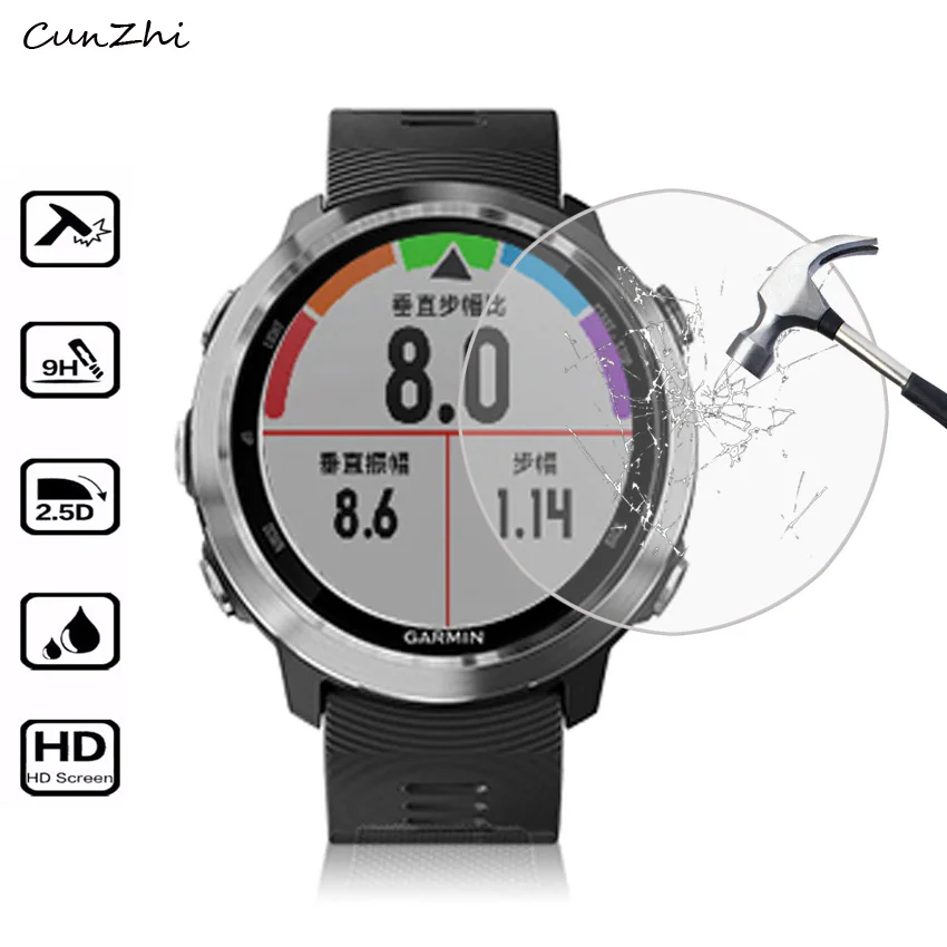 Для Garmin Forerunner 645 Защитная пленка для экрана из закаленного стекла для Garmin 645 Защитная стеклянная пленка для часов