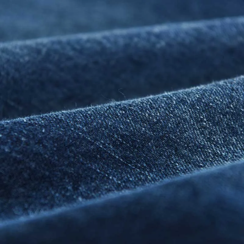 Ретро с длинным рукавом Повседневное джинсовая рубашка мужская утягивающие