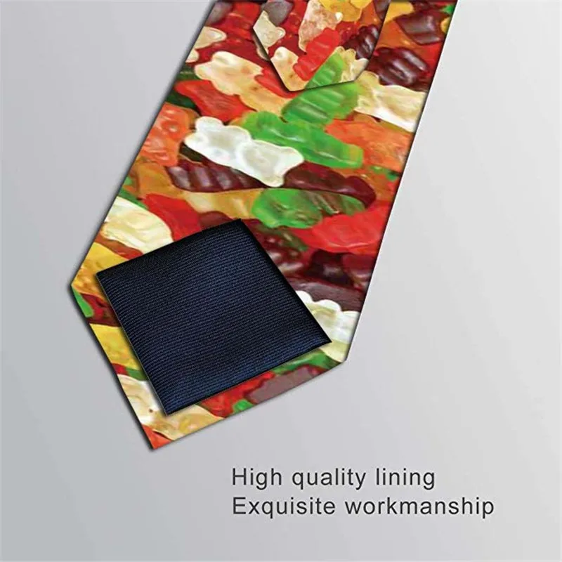 Новые модные дизайнерские полиэстровый галстук для мужчин бизнес искусственный