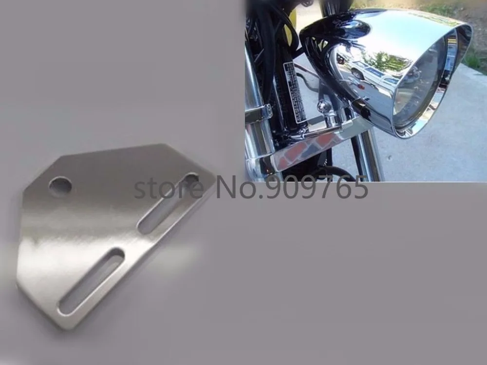 Хромированное Нижнее крепление кронштейн для фары адаптер Harley Cruisers велосипедов