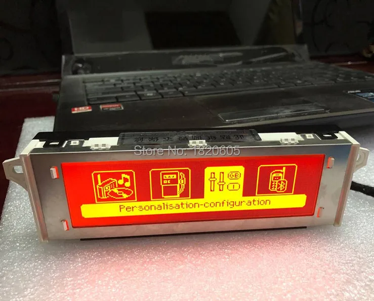 Автомобильный экран с поддержкой USB Bluetooth 4 меню дисплей красный монитор 12 pin для