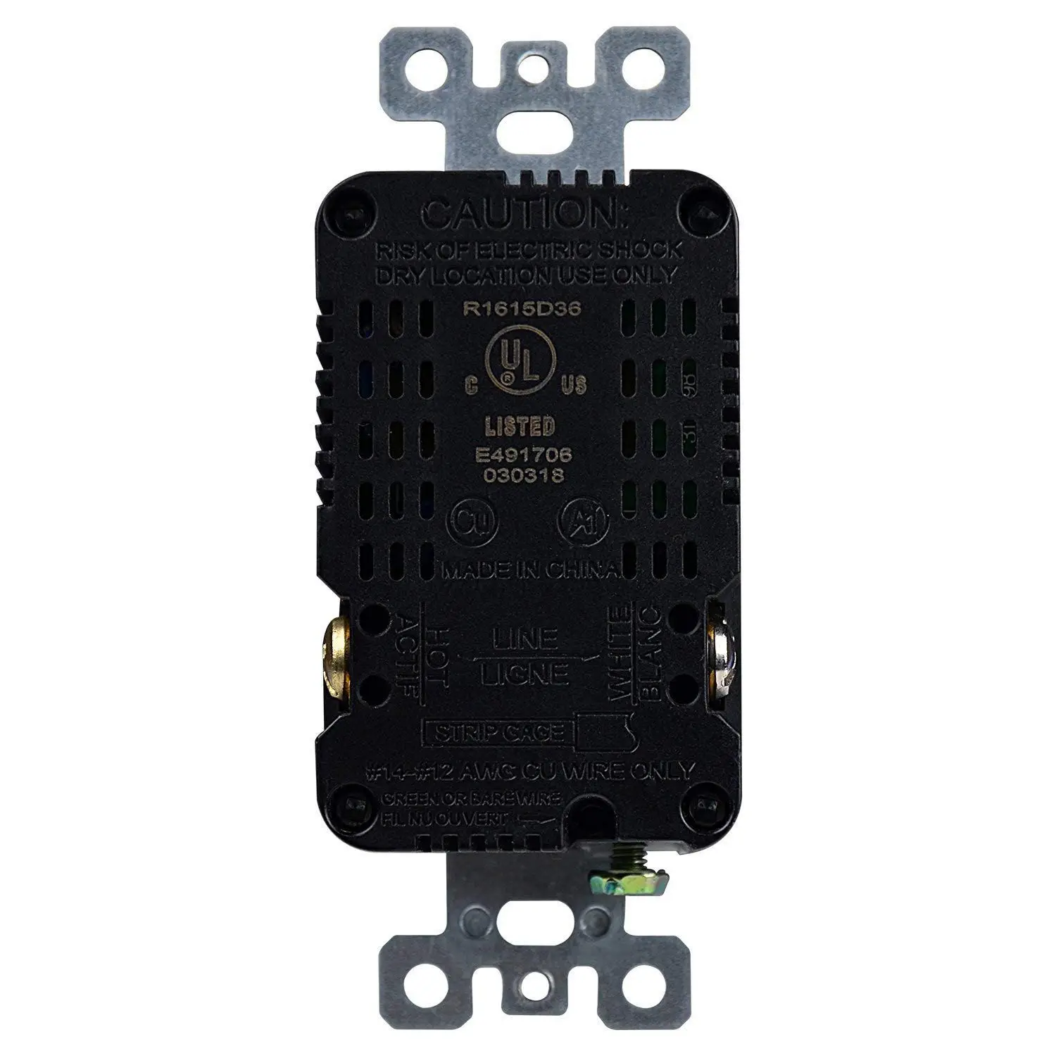 Быстрое зарядное устройство USB розетка дуплексная двойная настенная с 15A 110 V/120 V