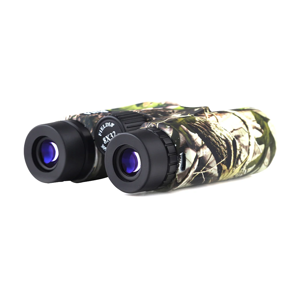 Бинокль BIJIA 8x32 профессиональный охотничий телескоп высокого качества с хорошим зрением, без инфракрасной окулярной линзы, с рисунком кленового листа.