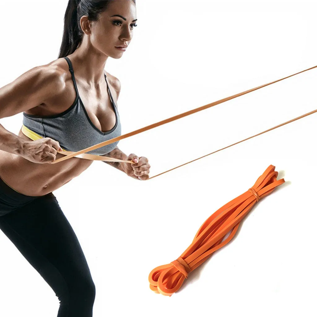 

1pc Resistance band practical Fitness Elastic Resistance Loop Bands Yoga Exercise Fitness Workout Stretch outdoor sports band#20