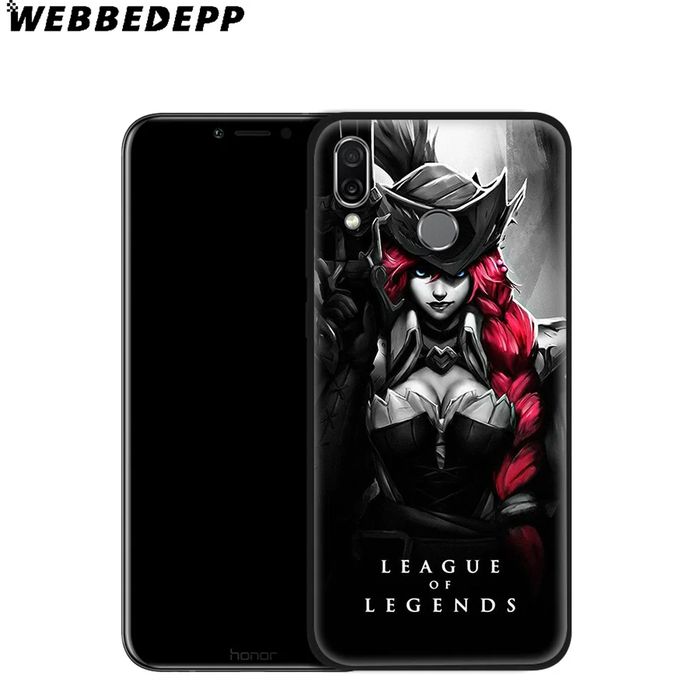 WEBBEDEPP League of Legends Soft Case for Huawei Mate Honor 20 6A 7A 7C 7X 8 9 9X 10 View Lite Pro 30 |