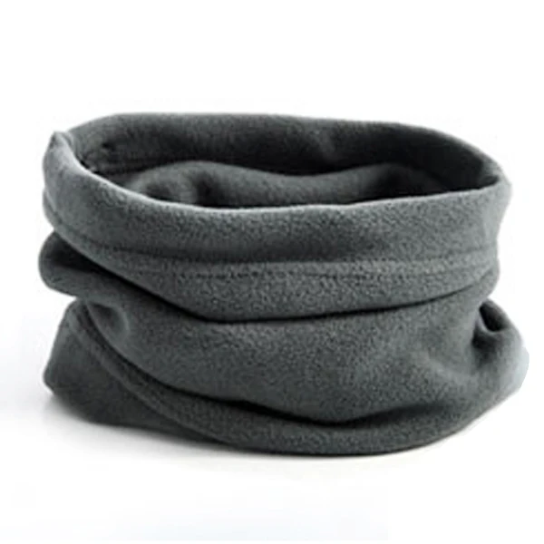 Dark grey Многофункциональный шарф унисекс для спорта и отдыха, головной убор, маска для лица на открытом воздухе, флисовый шейный платок, шарфы для пешего туризма, альпинистский воротник - Цвет: Dark grey
