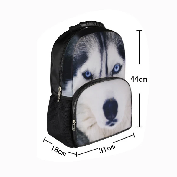 Рюкзак для мальчиков Noisy Designs рюкзак школы с 3D принтом в виде животного хаски
